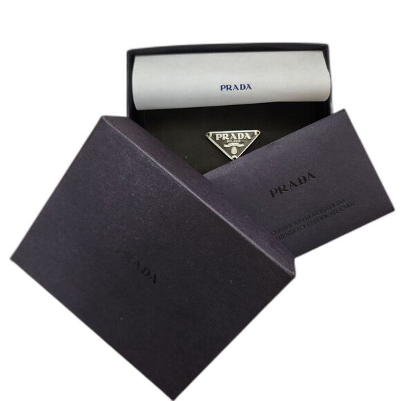 Prada Key Case Holder Nylon Leather Wallet COA and Box - Picture 14 of 14